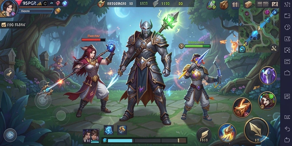 Tampilan menakjubkan dari gameplay RPG 95PGPLAY yang menyenangkan.