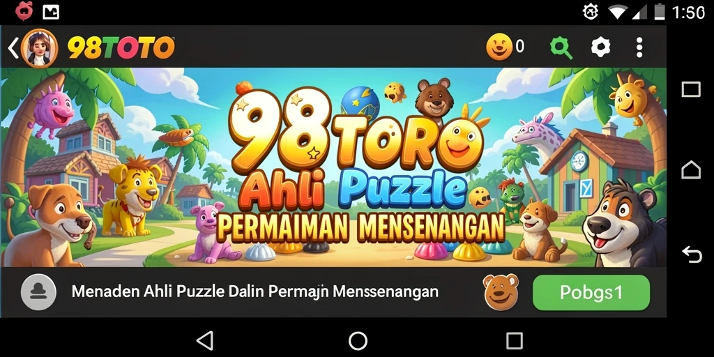 Tampilan gameplay menantang pada 98TOTO.