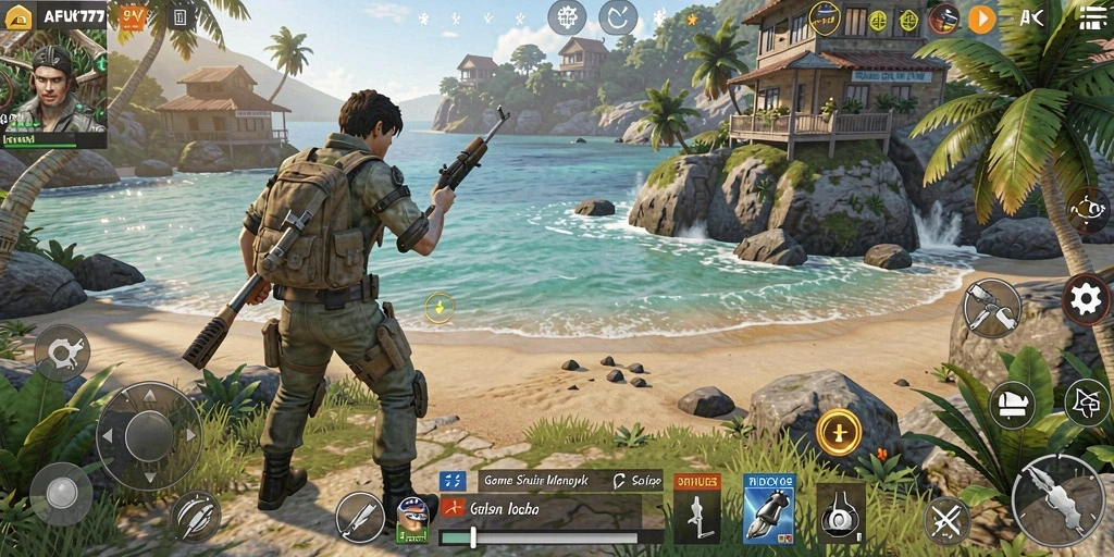 Gameplay AFK77 yang menakjubkan dan interaktif.