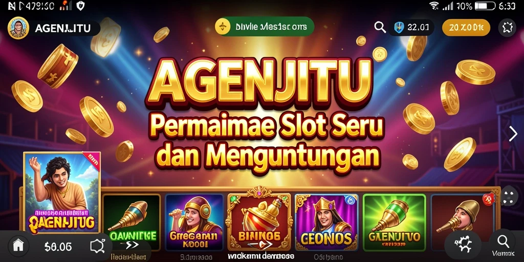 Tampilan menarik gameplay AGENJITU yang menegangkan.