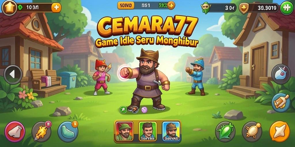 Tampilan gameplay CEMARA77 yang menarik dan mendebarkan.