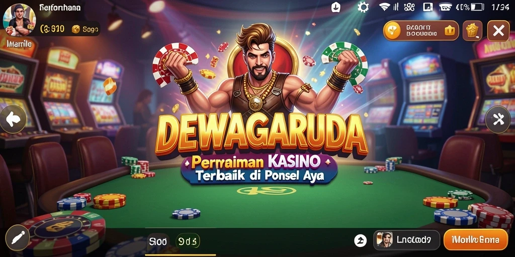 Tampilan gameplay Kasino yang menarik di DEWAGARUDA.