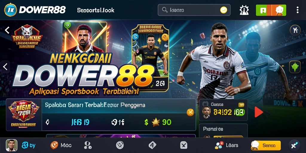 Screenshot dari gameplay aplikas DOWER88 menunjukkan taruhan langsung yang mendebarkan.