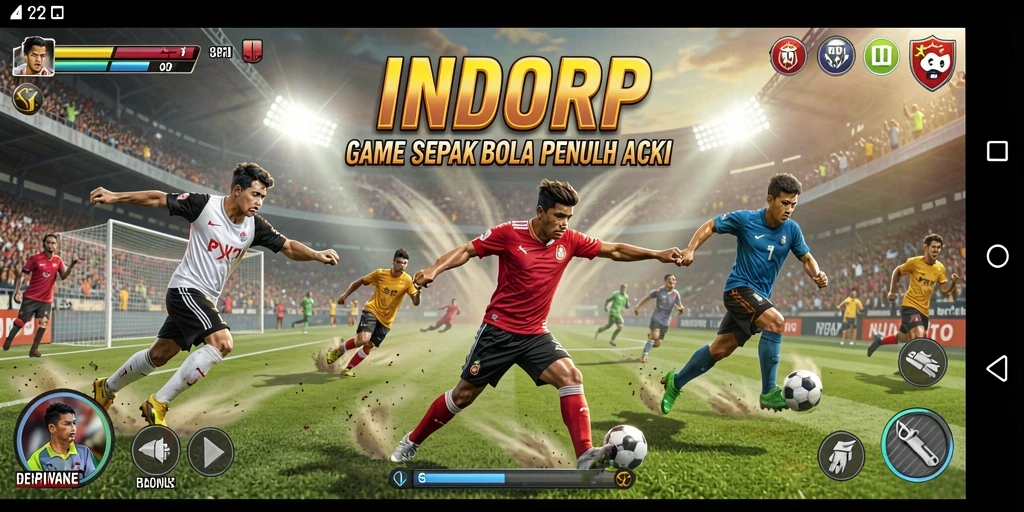 Tampilan gameplay <strong>INDORP</strong> yang intens dan mendebarkan.