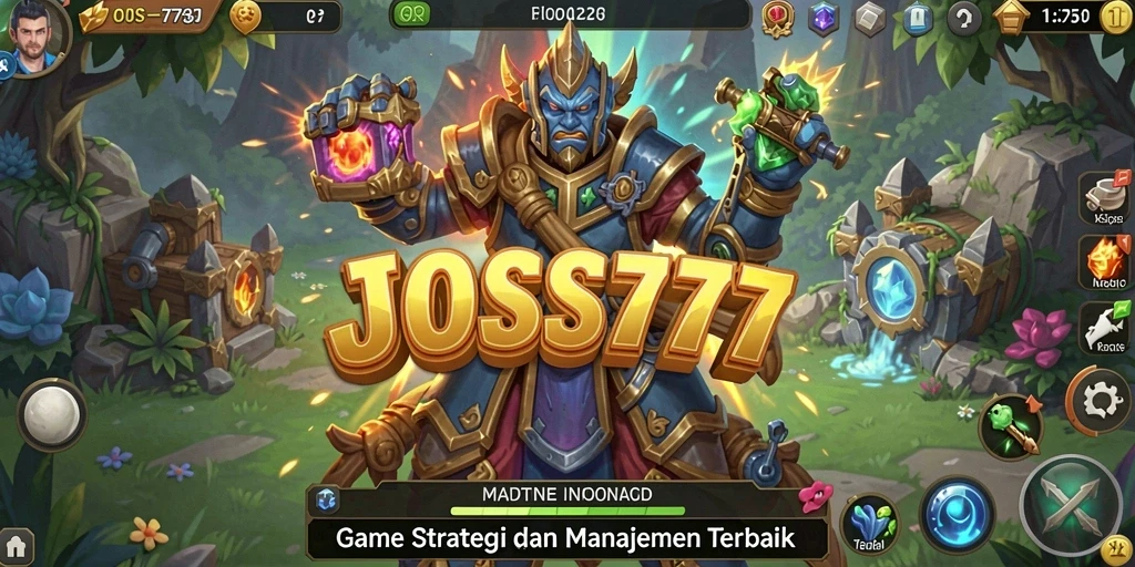 Tampilan gameplay <strong>JOSS777</strong> dengan strategi epik dan pertempuran yang mendebarkan.