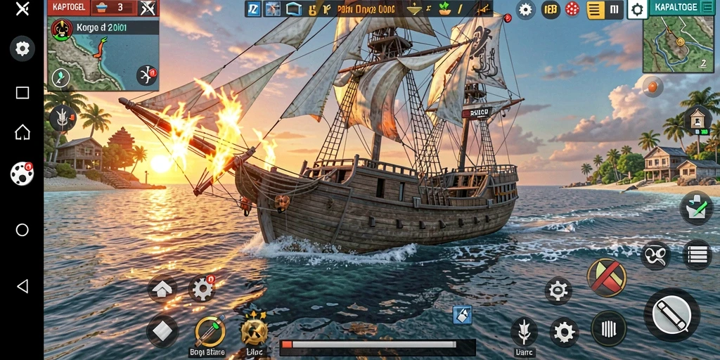 Gameplay KAPALTOGEL menampilkan eksplorasi dunia terbuka yang menakjubkan.