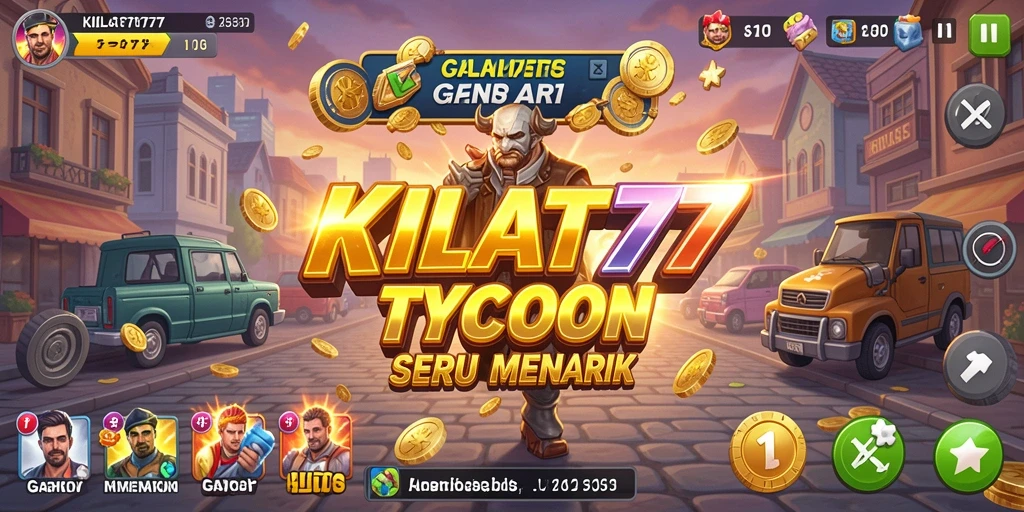 Tampilan screenshot KILAT77 menampilkan simulasi bisnis yang menyenangkan.