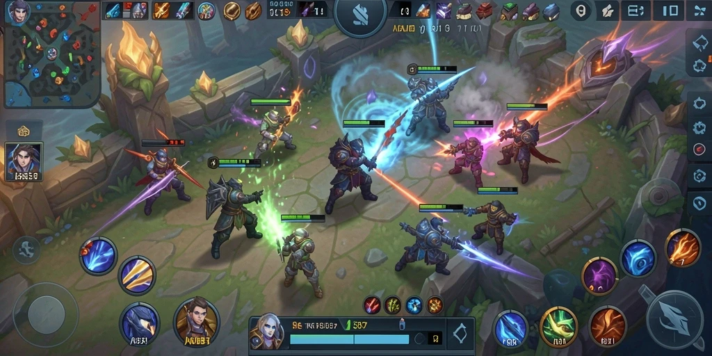 Tampilan menarik dari gameplay epik di KO857 yang penuh strategi.