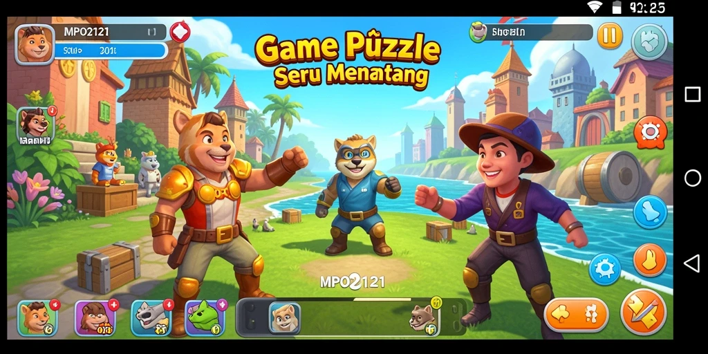 Screenshot gameplay MPO2121 yang menampilkan tantangan Puzzle menarik.