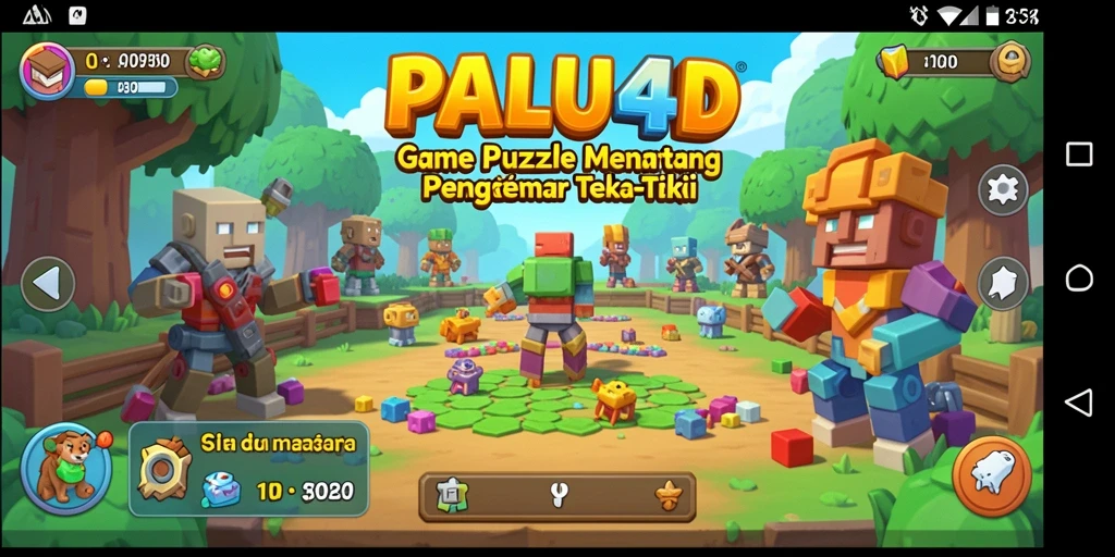 Tampilan gameplay PALU4D yang memikat dengan teka-teki menantang.
