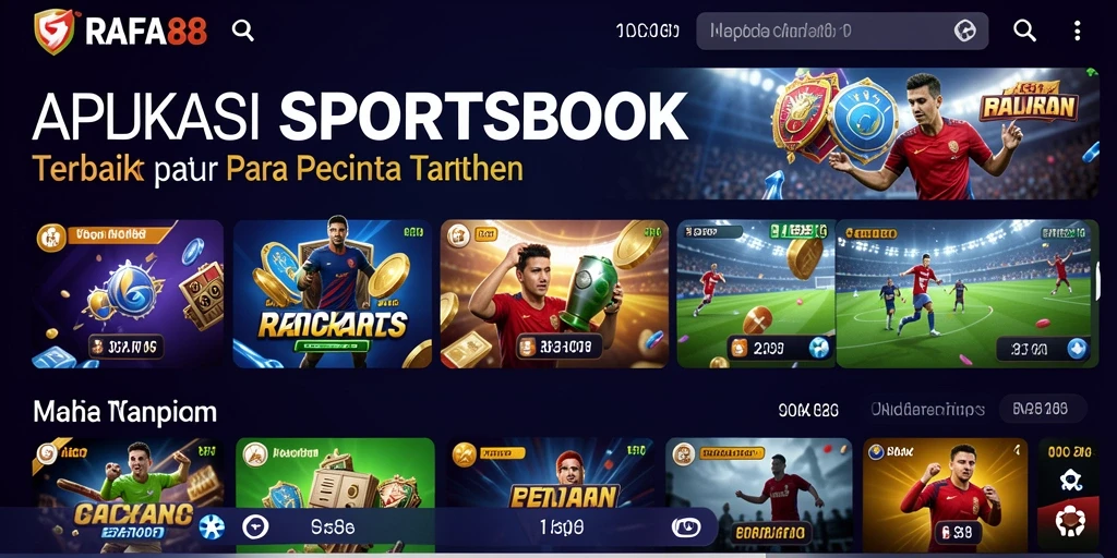 Tampilan menarik dari gameplay Sportsbook RAFA88.
