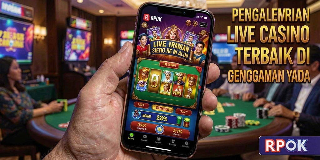 Gameplay menegangkan dan interaktif di kasino langsung RPOK.